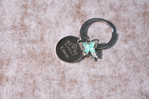 Jiliwa™ Butterfly Round Pet Tag (Random Butterfly Colors)