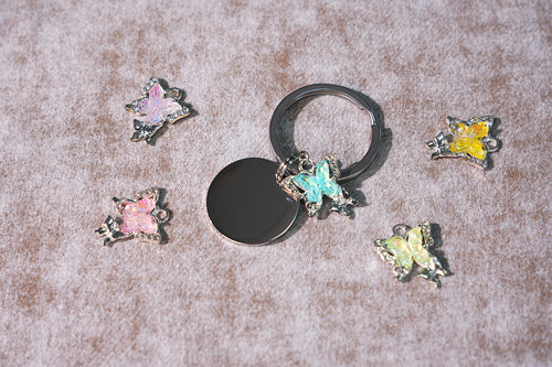 Jiliwa™ Butterfly Round Pet Tag (Random Butterfly Colors)