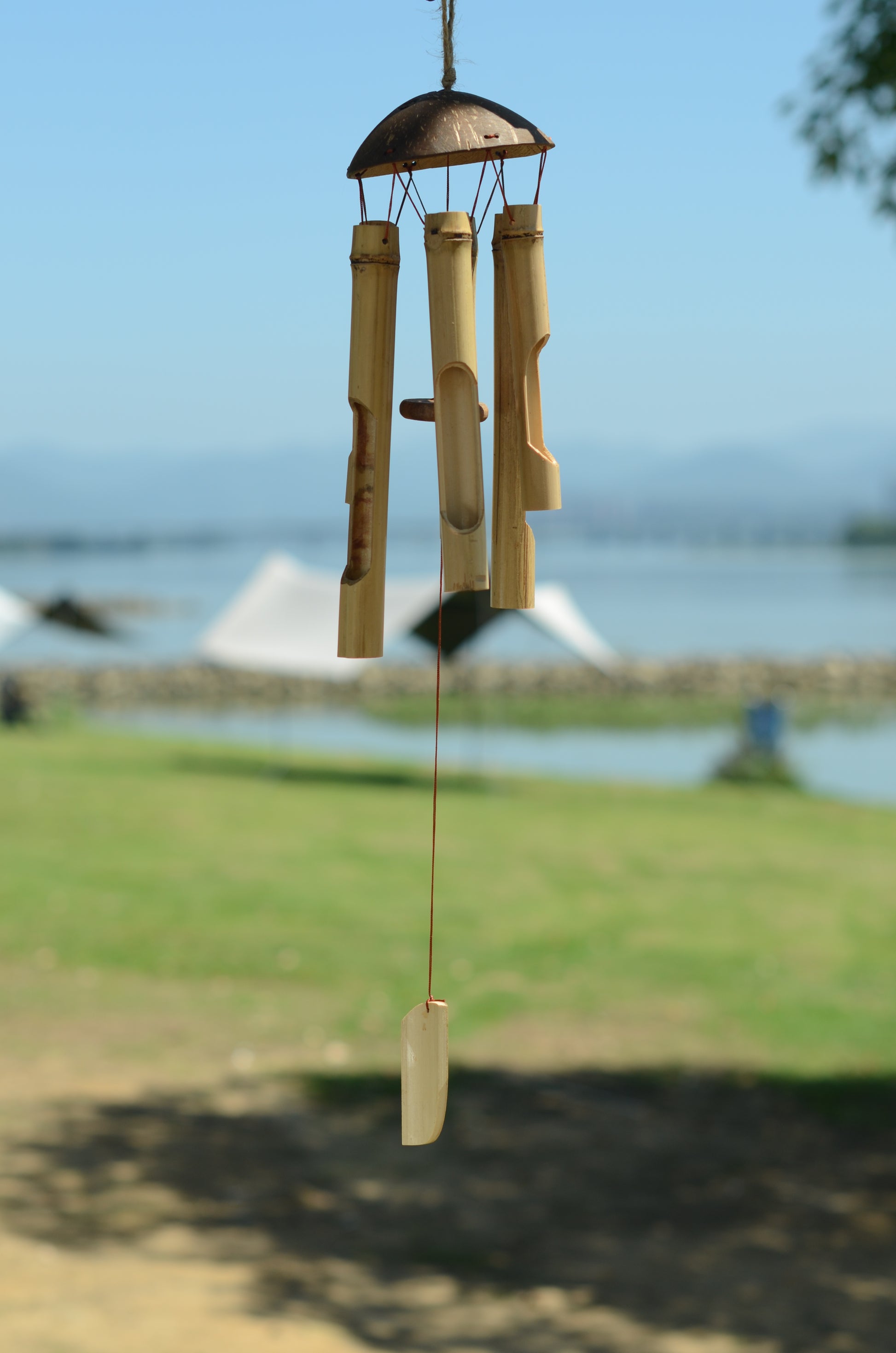 Jiliwa™ Custom Pet Bamboo Wind Chime With Coconut Dome