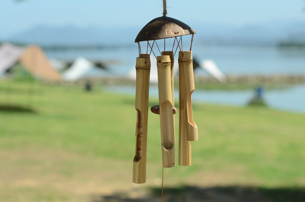 Jiliwa™ Custom Pet Bamboo Wind Chime With Coconut Dome